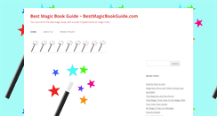 Desktop Screenshot of bestmagicbookguide.com